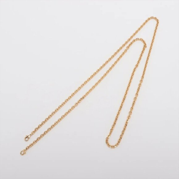 Christian Dior Oblique Phone Pouch canvas x leather Chain Shoulder Bag Navy Blue - Picture 8 of 10